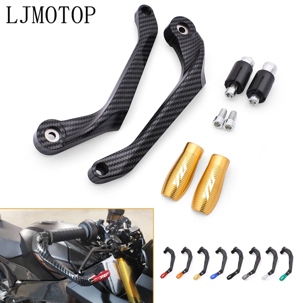 Protecteurs de leviers de Moto pour Y-amaha YZF R1 R3 R6 R15 R25 1991-2003 2004 2005 2006 Toutes Les Ann/ées Leviers dembrayage De Frein De Moto Guidon Prot/éger Garde Protecteur de Guidon