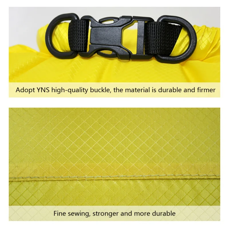 3/5/10/20/35L Dry Bag Sack 30D Nylon Ultralight Drifting Swimming Clothes Storage Bag Pack Waterproof Rafting Kayaking Sport Bag 4