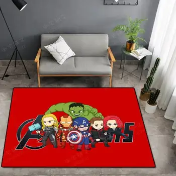 

New The Avenger Captain Marvel Superhero Door mat Rug Carpet Floor Bedroom Doormat Non-slip Mat Party