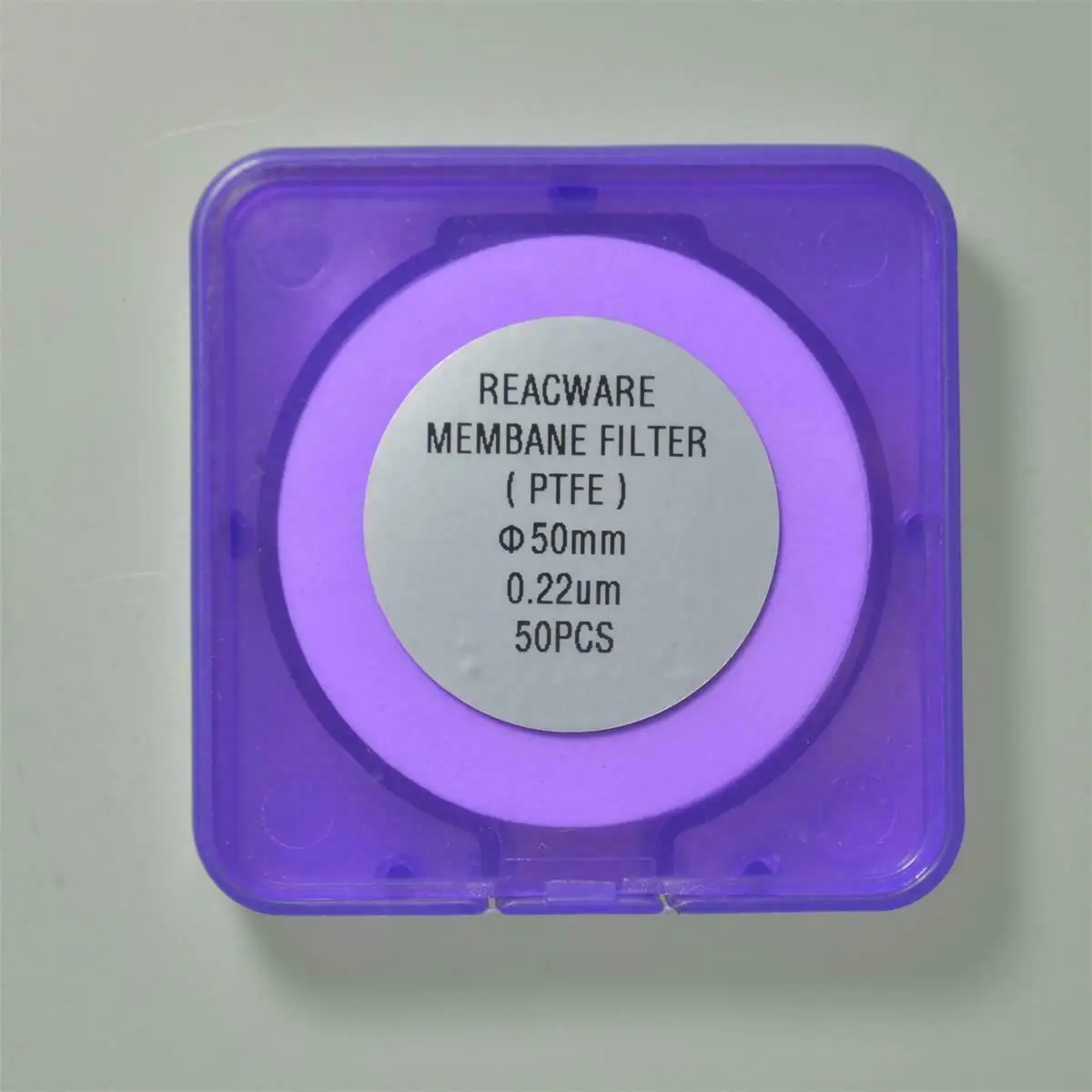 Laboratory Membrane Filter OD=50mm,0.22um,Made From PTFE,50pcs/pack
