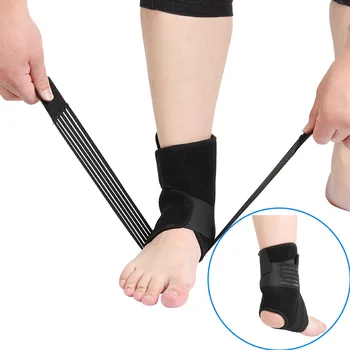Unisex Verstelbare Anti Verstuiking Voet Enkel Ondersteuning Brace Riem Ademend Voet Letsel Pijn Wrap Strap Elastische Bandage Protector