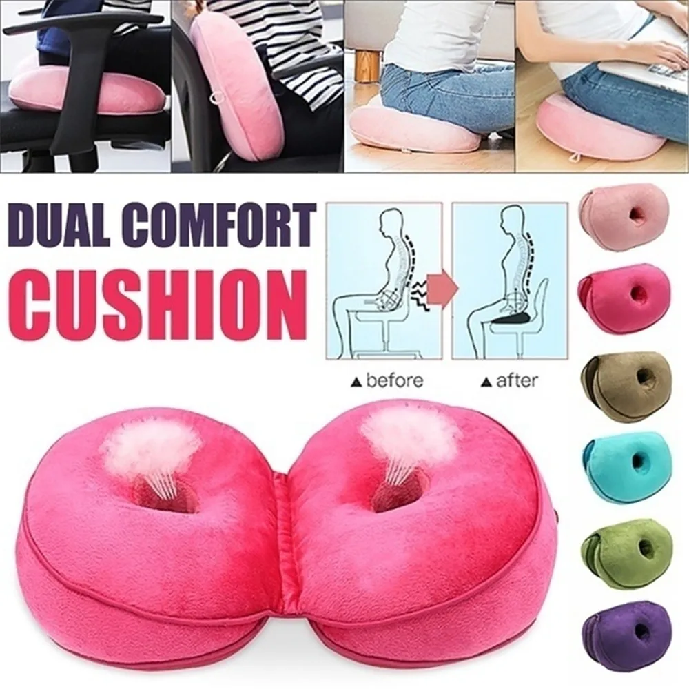 

8 Colour Multifunctional Seat Dual Comfort Cushion Memory Foam of Hip Lift Seat Cushion Beautiful Butt Latex Seat Cushion