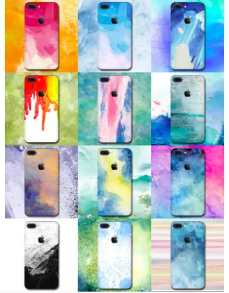 More Pattern Наклейка для телефона для Apple 6/6S 7 8 Plus, наклейка для телефона для iPhone X XR Xs Max, Защитная пленка для задней крышки, чехол, наклейка для мобильного телефона s - Цвет: More Pattern