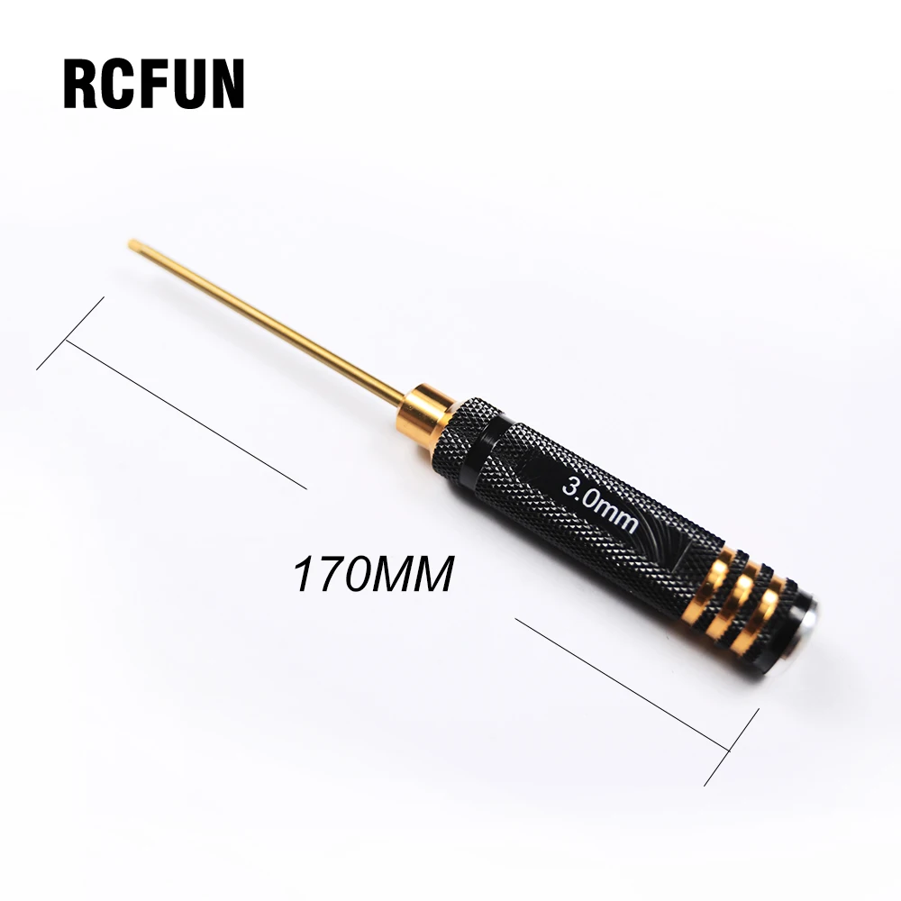Rc RCFUN 4 шт./компл. Титан покрытие 1 5/2/2.5/3 мм Шестигранная отвертка Набор