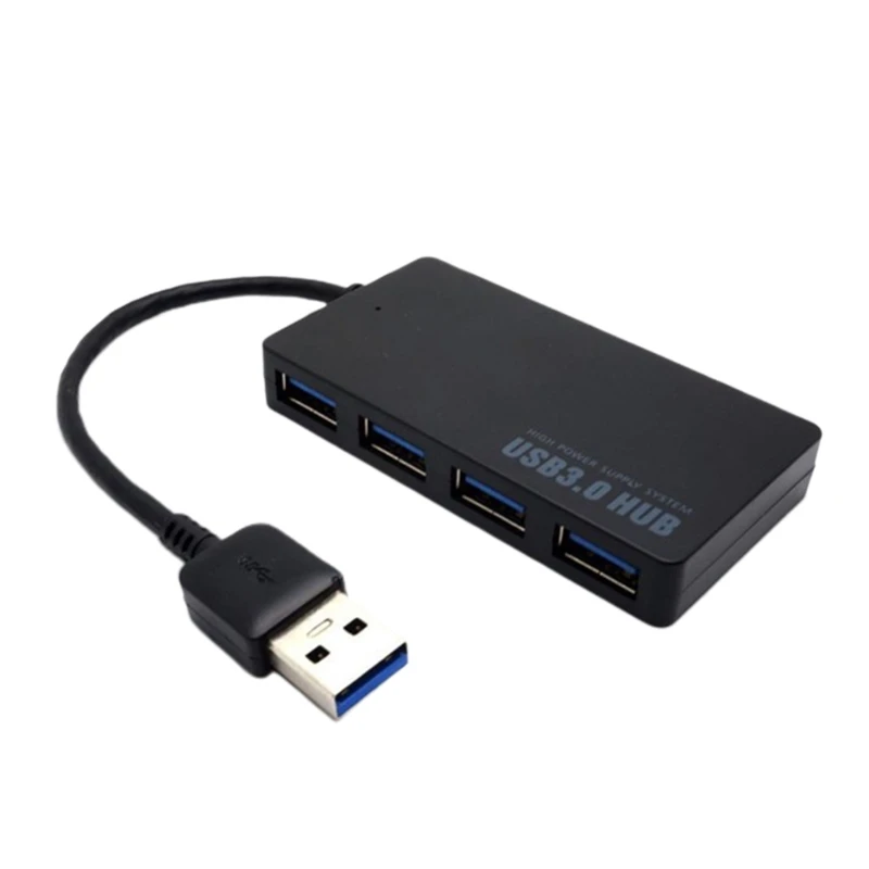 4-Port USB 3.0 Hub 5Gbps Portable Compact for PC Laptop Notebook Desktop | Компьютеры и офис