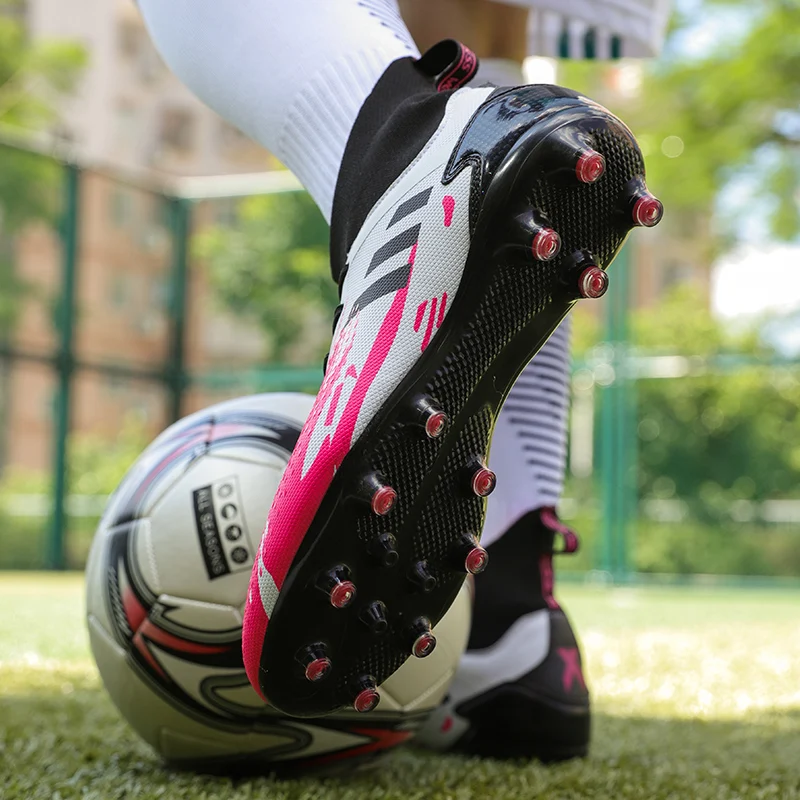 Мужские футбольные бутсы уличные спортивные тренировочные FG/TF Botas De Futbol Multitaco