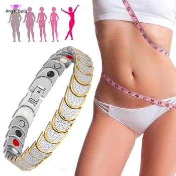 

Lose Weight Men's Magnetic Germanium Bracelet Bangle for Women Tortoise Shell Design Bio Energy Health Male Jewelry