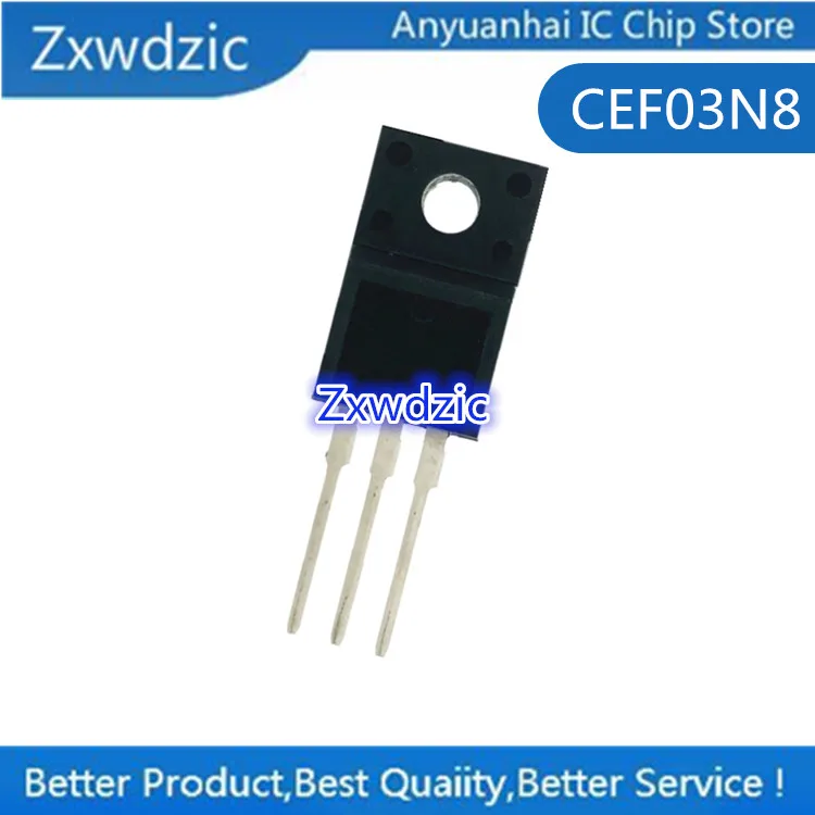 

50 шт. 100% Новый оригинальный CEF03N8 03N8 TO-220F N-channel MOS FET 800V 3A