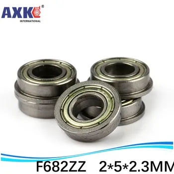 

10pcs stainless steel flange bushing 440C ABEC-5 high level micro bearing SF682ZZ SF682-zz SF682 SSF682ZZ 2*5*6.1*2.3*0.6 mm