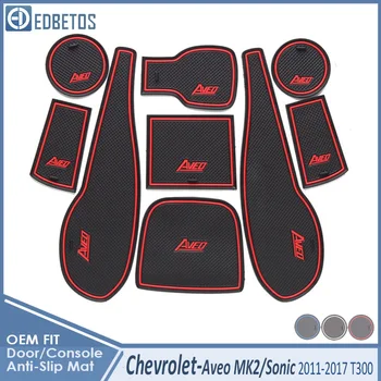 

Anti-Slip Mat For Chevrolet Aveo Sonic 2011 2012 2013 2014 2015 2016 2017 Chevy T300 MK2 Accessories Gate Slot Coaster Anti-Dirt