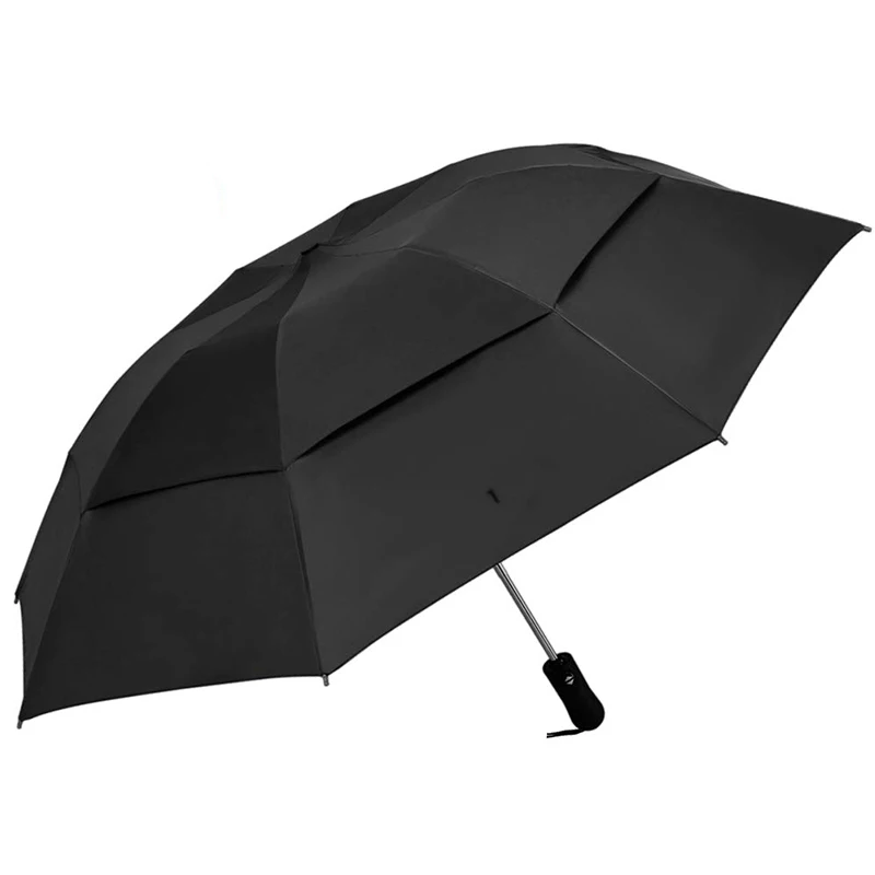 Перевернутый Зонт с защитой от ветра, автоматический зонт с 8 ребрами, устойчивый к ветру, складной зонт от солнца и дождя для женщин и мужчин