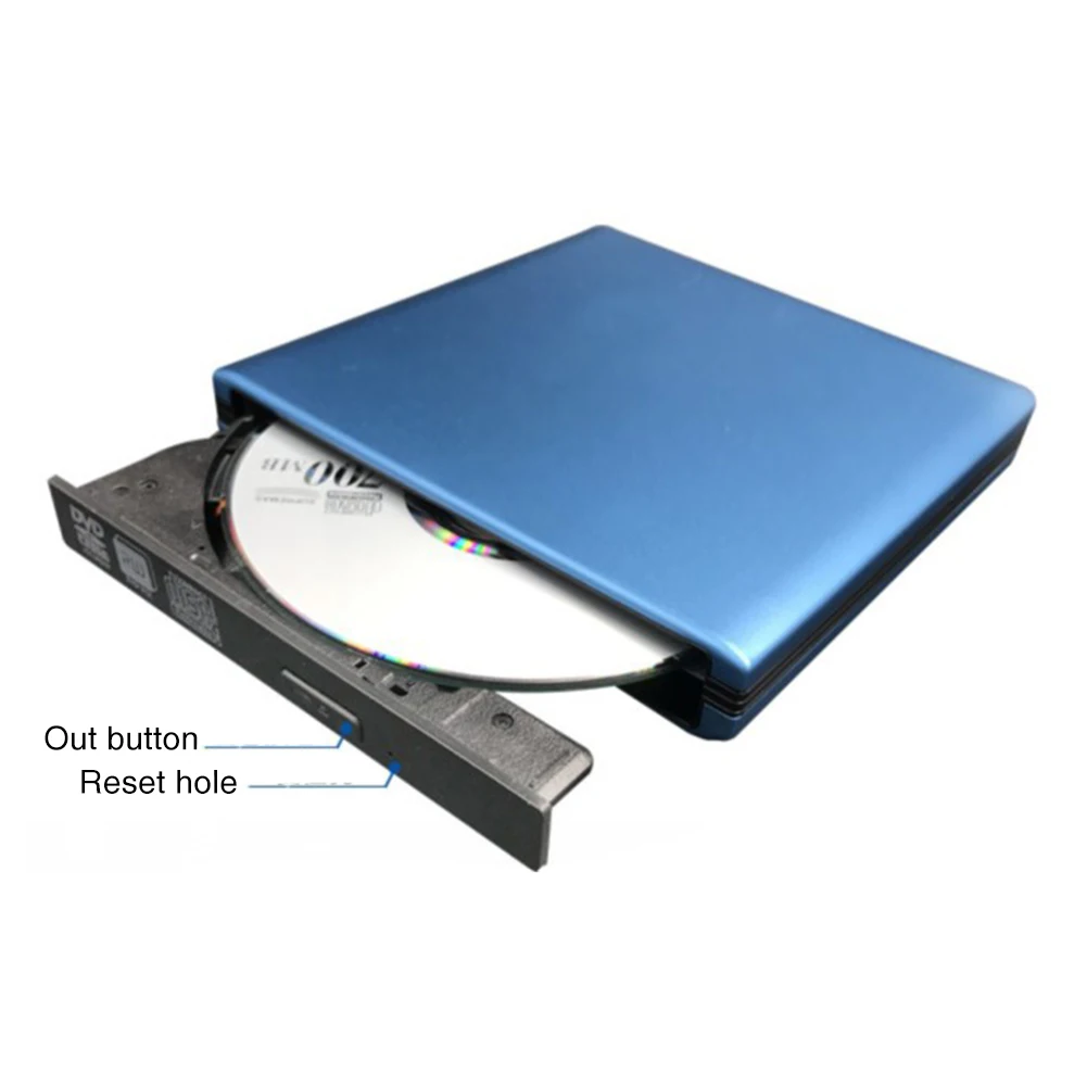 

Optical Home Mini Burner Error Correction Recorder Player External Universal USB3.0 DVD Drive Lightweight Blu Ray Portable