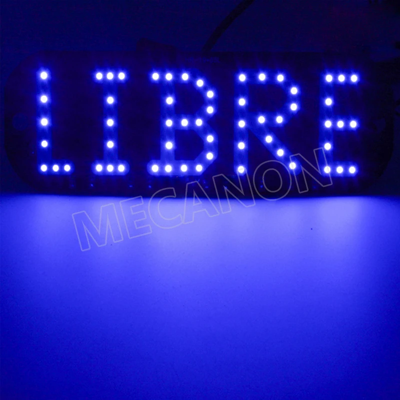 car light taxi driver uber roof lamp led suction cup indicator car cigarette lighter head-LIBRE-blue-水印
