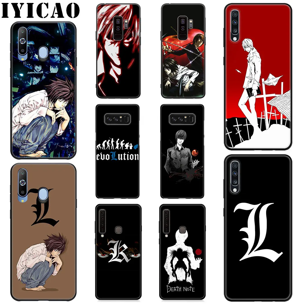 IYICAO чехол Ryuk смерть L Мягкий для samsung Galaxy A6 плюс A9 A8 A7 2018 A3 A5 2016 2017 примечание 9 8 |