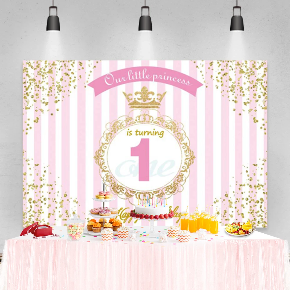 Blue Stripes Birthday Photography Backgrounds Baby Shower Customized Backdrops Photophone Newborn Photozones For Photo Studio |