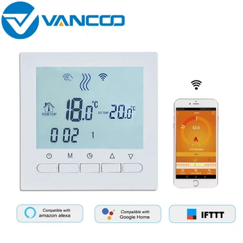

Vancoo Wifi Smart Thermostat 220V Gas Boiler Heating Temperature Controller Floor Thermoregulator Work with Alexa Google Home