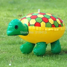 Jouets gonflables en Pvc pour enfants, animaux colorés et mignons, tortue d'eau, dessin animé amusant