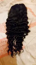 Zesen-Peluca de cabello sintético ondulado con malla frontal para mujer, pelo largo de 26 pulgadas, color negro, fibra resistente al calor, para uso diario, con pelo de bebé