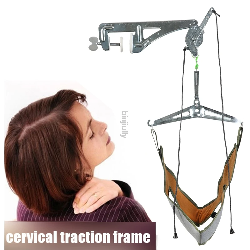 

Medical Neck Brace Cervical Traction Frame Doors Suspension Cervical Spondylosis Treatment Tensioner Neck Stretcher Pain Relief