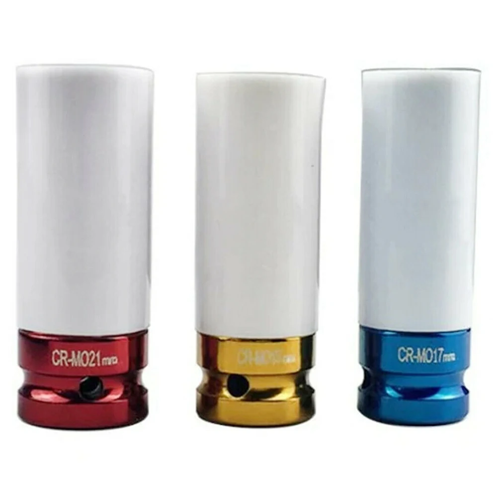

Car Styling Wheel Nut Thin Wall Deep Impact Socket Set 17 19 21mm Car Repair Tool