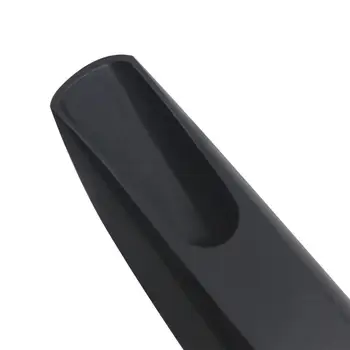 

20mm ABS Material Black Alto Saxophone Mouthpiece Golden Metal Sax Neck