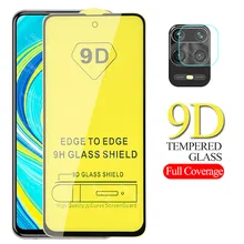 2 in 1 9D camera protective Glass For xiaomi redmi note 9s screen protector xiomi redmi note 9s pro max tempered glas Cover Film