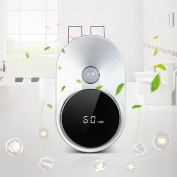 

Plug-in Air Purifier Intelligent Sensor LED Screen and Backlight Odor Eliminator Air Cleaner Portable for Bathroom Toilet