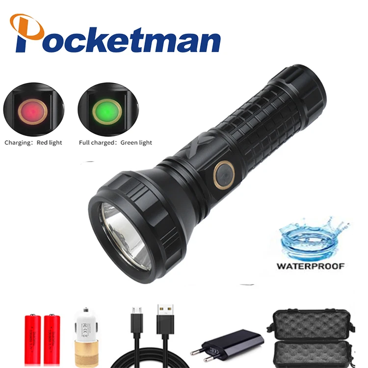 

Most Bright 5000 lumen SST40 Led Lamp Long Range long Use Multifuctional Torch Taclical Waterproof USB Rechargeable Camping