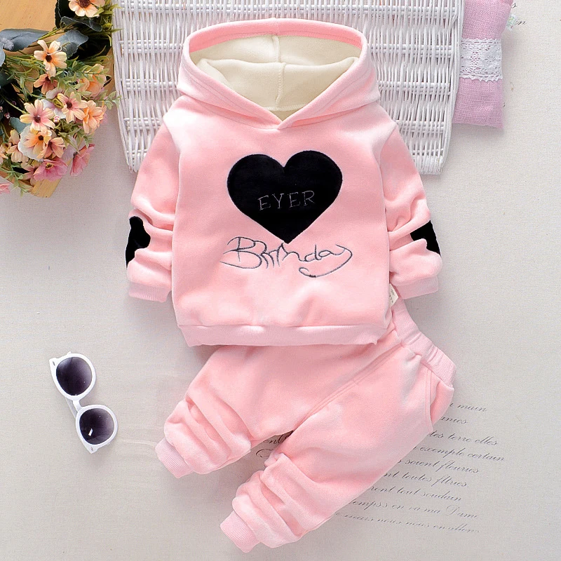 Girls Clothing Set Newborn Baby Girl Spring Autumn Tracksuit T-shirt + Pants 2PCS