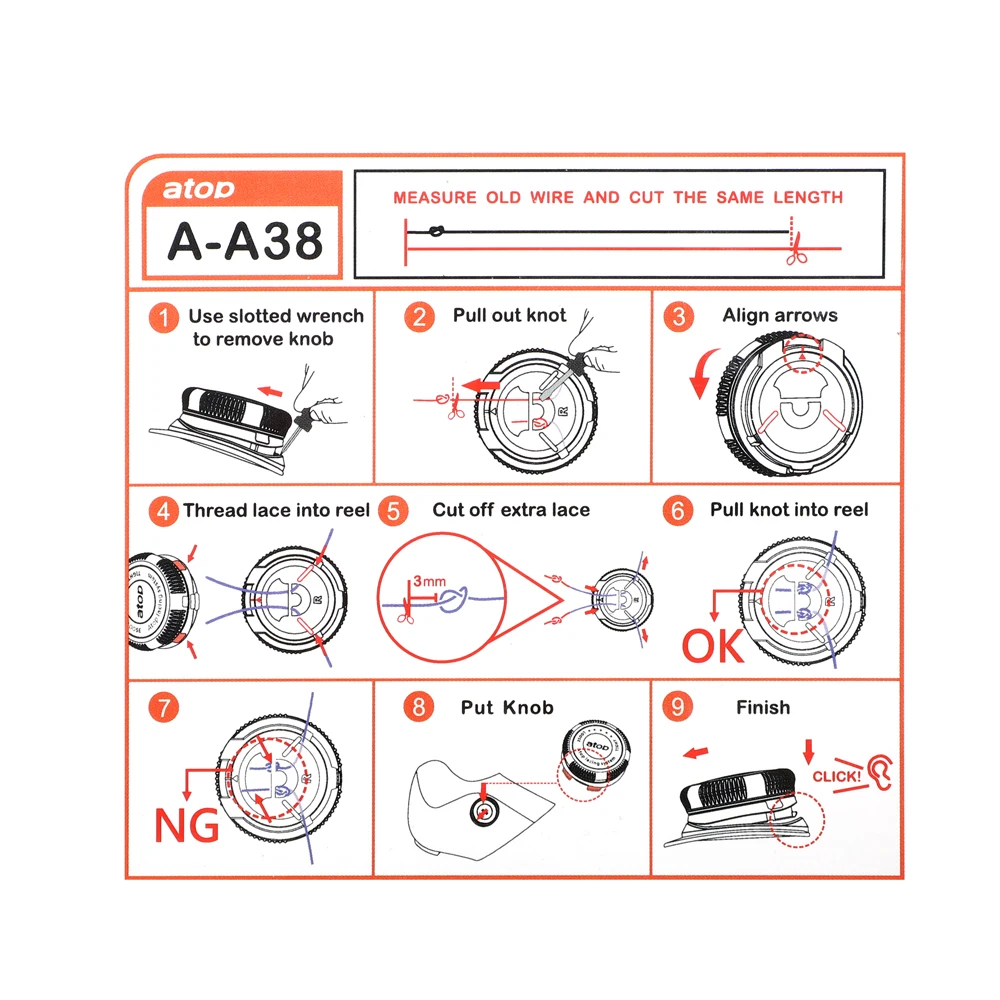 65cm Revolving Buckle Repair Button