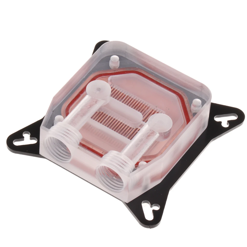 Universal GPU Water Cooling Block PC Liquid Cooler G1/4 0.8MM Waterway