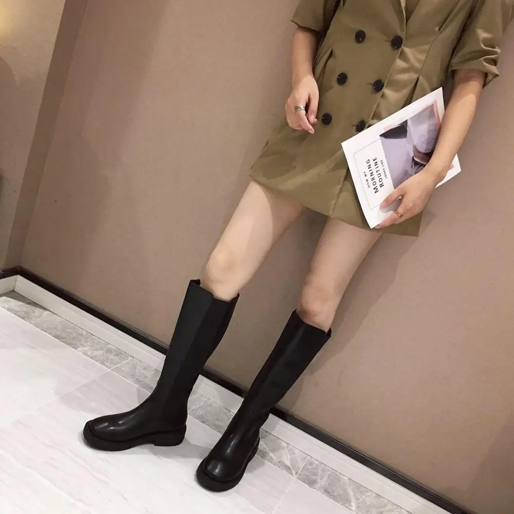 

Socofy Shoes Women Beige Heeled Sandals Med Square heel Luxury Slides Women's Slippers 2019 Soft Black Block Designer New