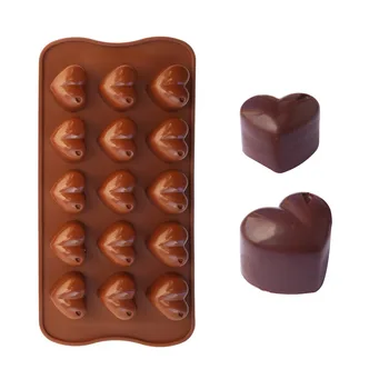 

New Arrival Loving Heart Cake Mold Fondant Cake Molds Soap Chocolate Mold For The Kitchen Baking Cake Tools D548