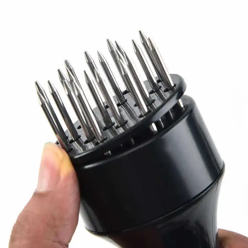 Professional Meat Tenderizer Needle Stainless Steel Portable Steak Pork Chop Meat Hammer Kitchen Cooking Tool Accessories Gadget meat tenderizer meat hammer