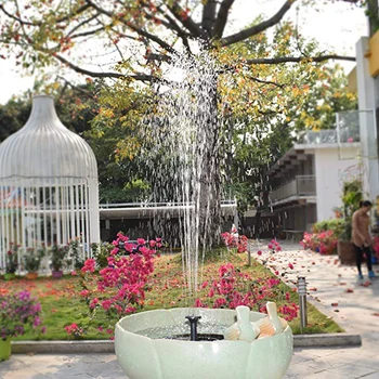 

New Solar Fountain Watering kit Power Solar Pump Pool Pond Submersible Waterfall Floating Solar Panel Water Fountain For Garden