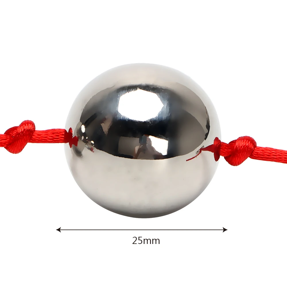 Golf Ball Sized Metal Anal Beads