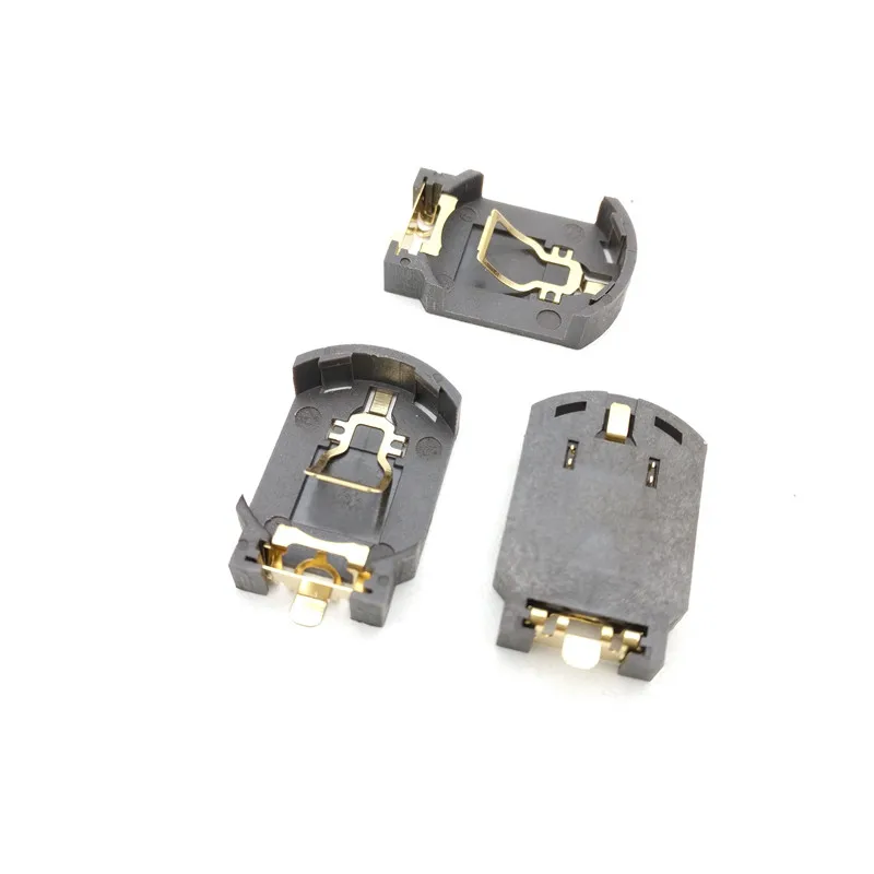 

1500pcs/lot MasterFire CR2032 2025 CR2025 Gold plated SMD Button Coin Cell Battery Socket Holder Storage Case Box Base