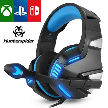 

3.5mm Gaming Headset Mic LED Headphone For SW PC PS4 / Slim / Pro Xbox one S X
