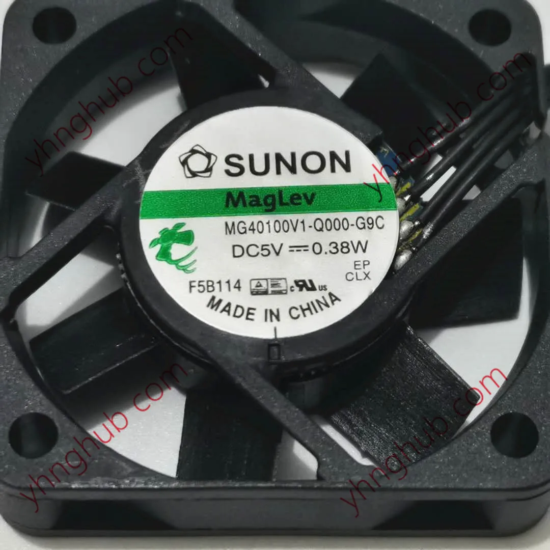 Sunon Mg40100v1-q000-g9c dc 5v 0.38w 40x40x10 mm Ventilador de Refrigeração do Servidor de Fios - Imagem 4