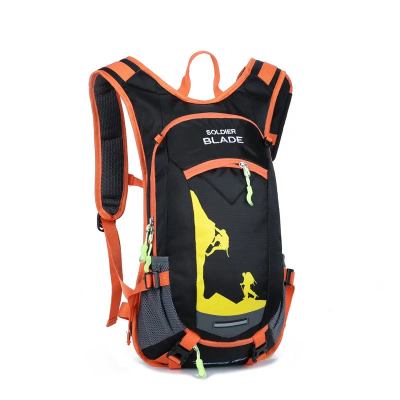 Велосипедная сумка для воды, рюкзак, 18л, для улицы, для бега, велосипедная сумка, Паньер, mochila, ciclismo, спортивный рюкзак, водонепроницаемая, велосипедная сумка - Цвет: Оранжевый
