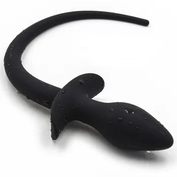 Silicone Dog Tail Anal Toys G-spot Stimulator Butt Plug Slave Anal Expander Women Men Gay Sex Game BDSM Erotic Toys Sex Products 5