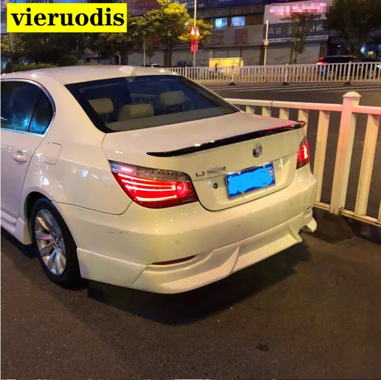 Спойлер для BMW M5 E60 2006-2010 520 525li 528li Высокое качество ABS Материал заднее крыло