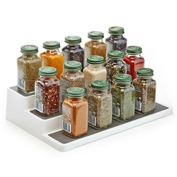 

Three-Layer Ladder Spice Rack Pp Storage Spice Rack Home Supplies Kitchen Storage Rack