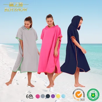 

Beach towel microfiber changing absorbent swimming diving quick drying bathrobe clothes