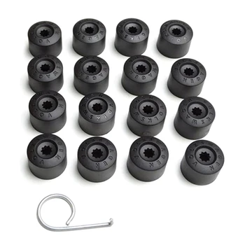 

20pcs Decorative Tyre Wheel Nut Bolt Head Cover Cap Wheel Nut Auto Hub Screw Cover Protection Dust Proof Protector High Quality