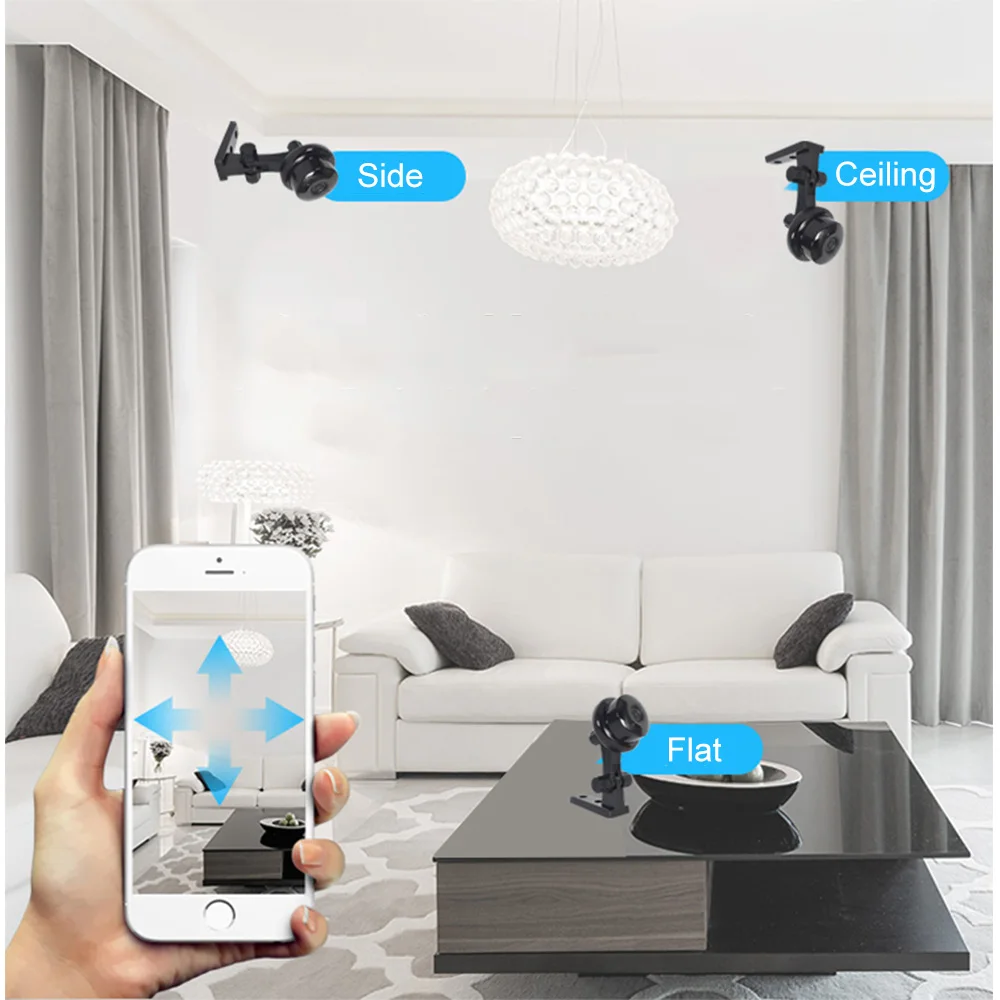 HD 1080P Мини Wifi P2P Беспроводная IP камера Детский Монитор микро камера ночное видение Обнаружение движения телефон приложение Удаленная камера