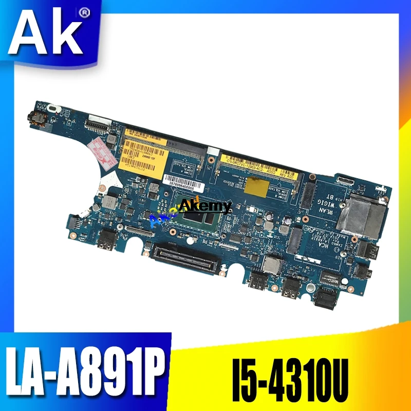 Для Dell Latitude E5250 материнская плата для ноутбука ZAM60 LA A891P KTY9K 0KTY9K CN w/i5 4310U|Материнские