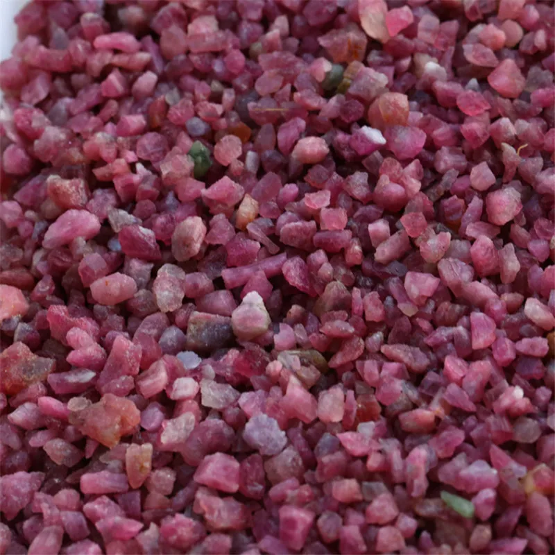 Натуральный красочный турмалин гравий Rubellite оригинальный камень кристалл