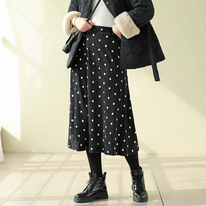 2020 Весенняя юбка модная Женская эластичная талия Повседневная новая дамская