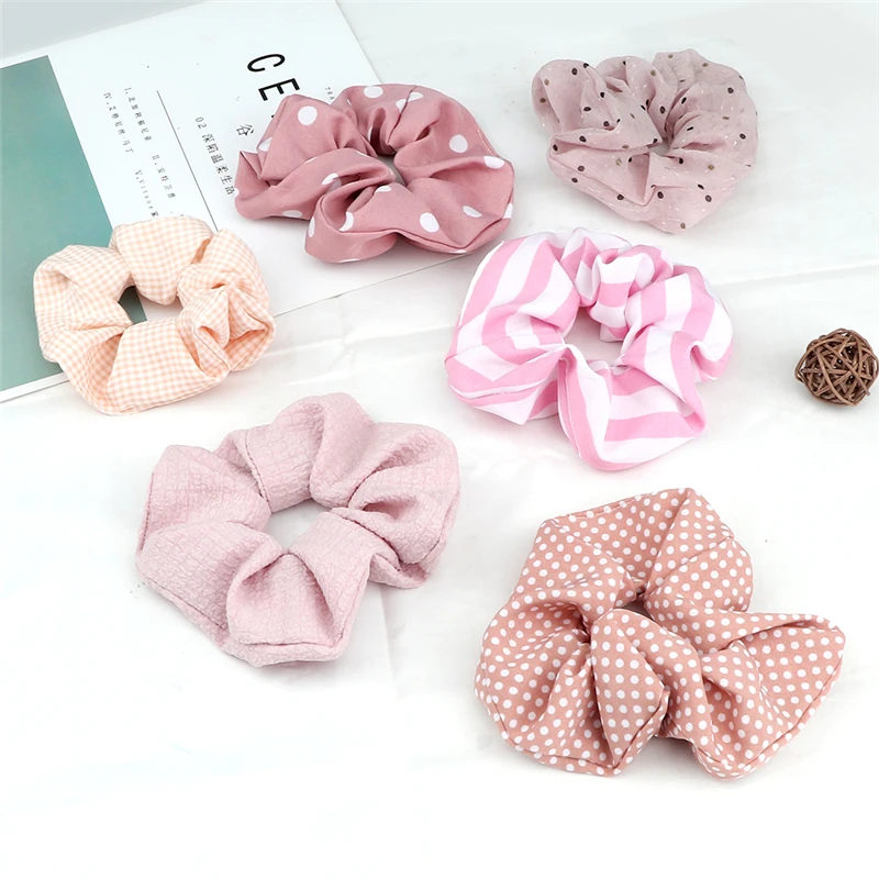 

3-5Pcs/Set Multicolor Series Scrunchies Women Girls Hair Bands Rope Cute Fashion Elastic Hair Ties Hair Accessories Holder Gifts